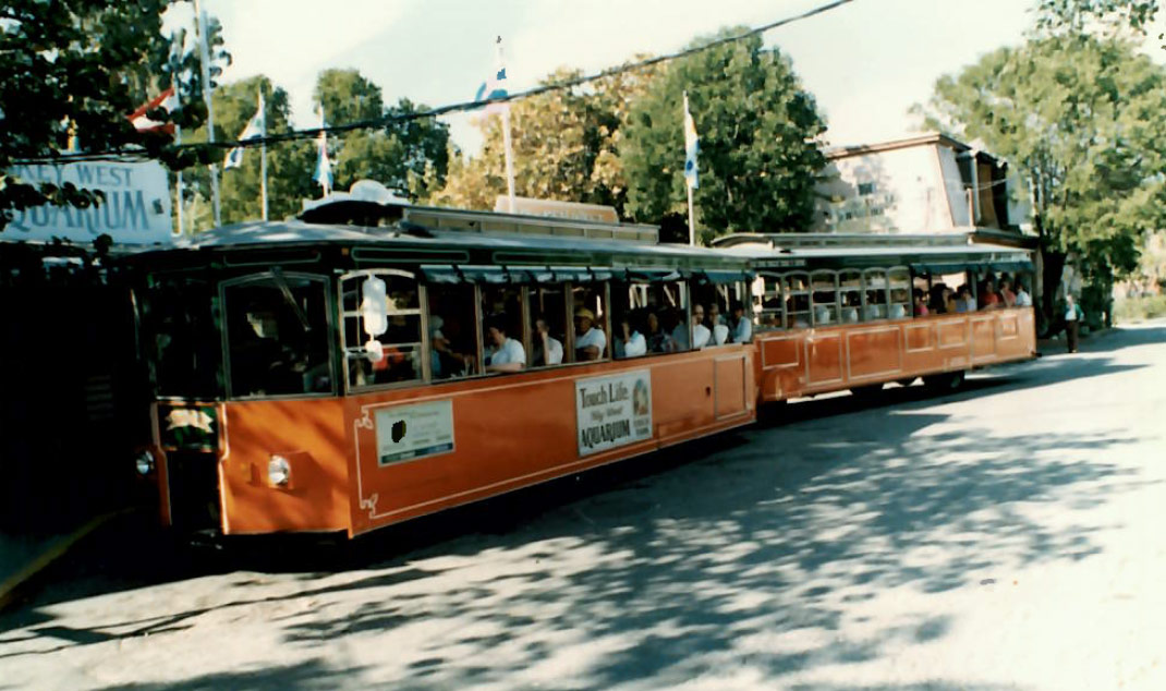 first trolley bus